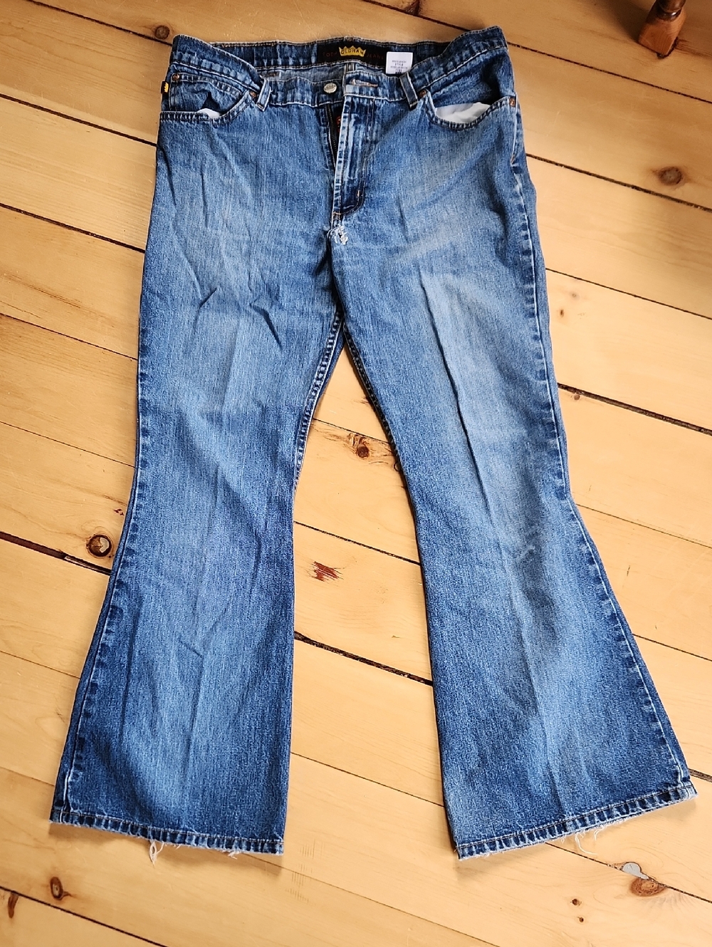 Todd Oldham Light Blue Flare Jeans - Retro Wide Leg